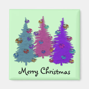 Christmas Pinecones Magnet