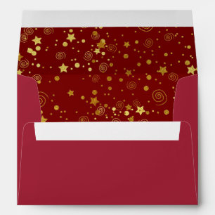 Christmas Pink Glitter Envelope