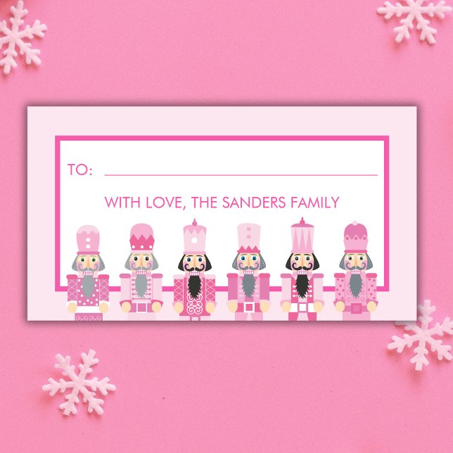 CHRISTMAS PINK NUTCRACKER GIFT STICKER (Creator Uploaded)