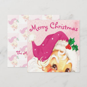 Christmas Pink Santa Custom