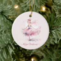Christmas pink Sugar plum fairy