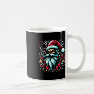 Christmas Pirate Captain Boater Boating Captain Sa Coffee Mug