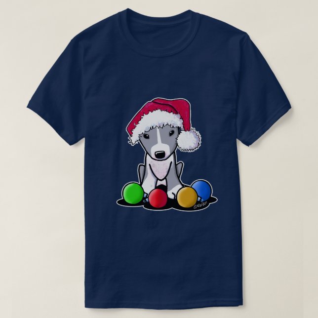 Christmas Pitbull T-Shirt (Design Front)