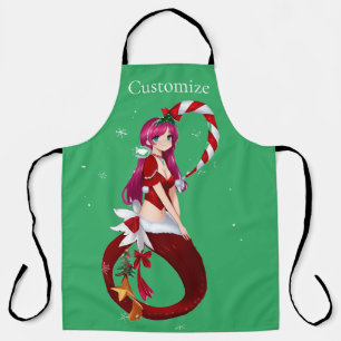 Christmas Pixie Mermaid Thunder_Cove Apron
