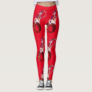 Christmas Pixie Mermaid Thunder_Cove Leggings