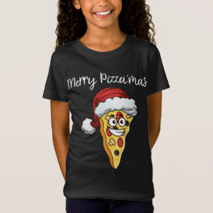 Christmas Pizza Funny Merry Pizzamas - Xmas Piza L T-Shirt