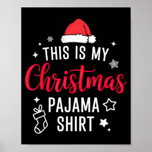 Christmas Pj Pajama Pjs  Poster