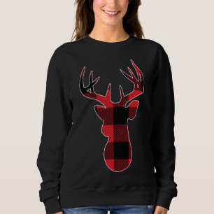 Christmas Pjs Men Boys Hunter Family Matching Red  Sweatshirt