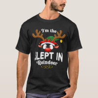 Christmas PJS Slept in XMas Reindeer Matching 