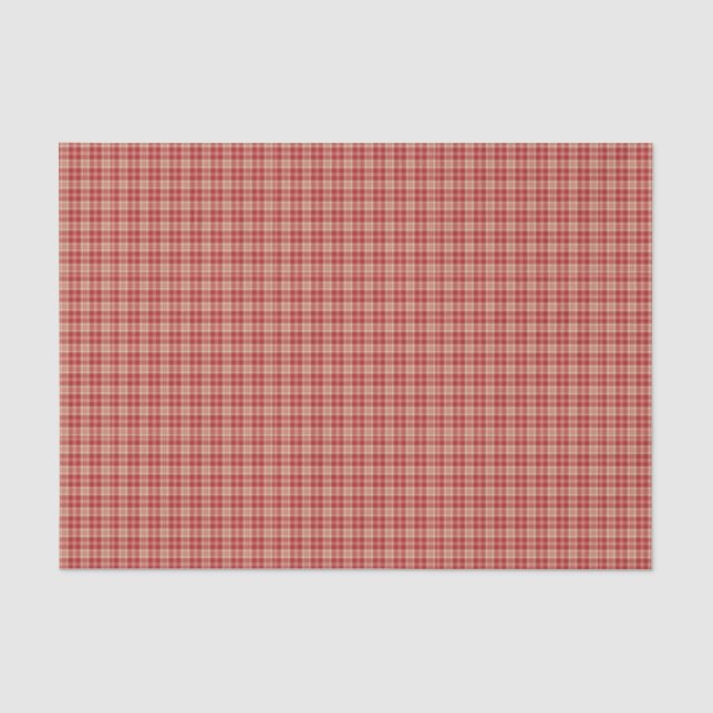 Christmas Plaid 03-TISSUE WRAPPING PAPER (Front)
