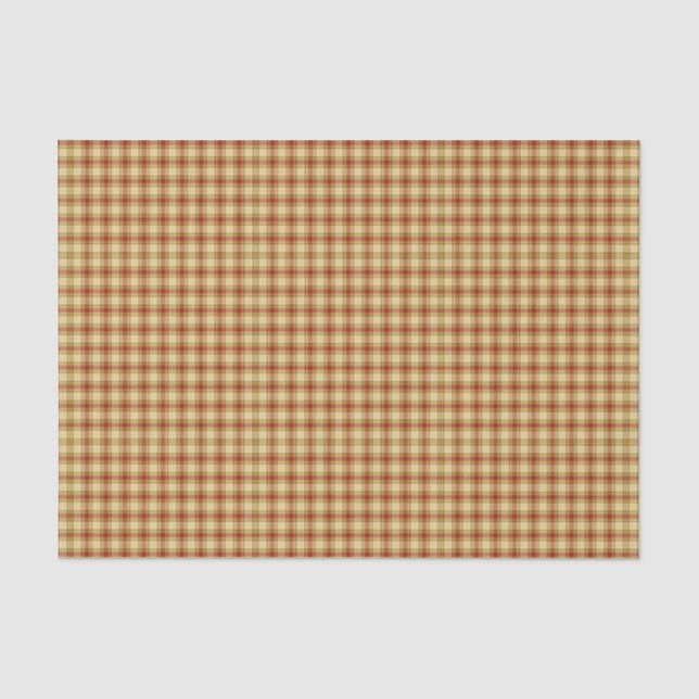 Christmas Plaid 09-TISSUE WRAPPING PAPER (Front)