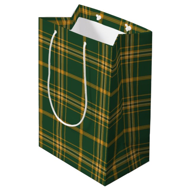 Christmas Plaid 13-GIFT BAG M (Back Angled)