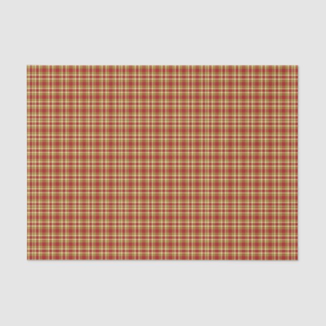 Christmas Plaid 15-TISSUE WRAPPING PAPER (Front)