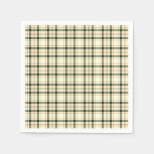 Christmas Plaid 16-PAPER PARTY NAPKINS