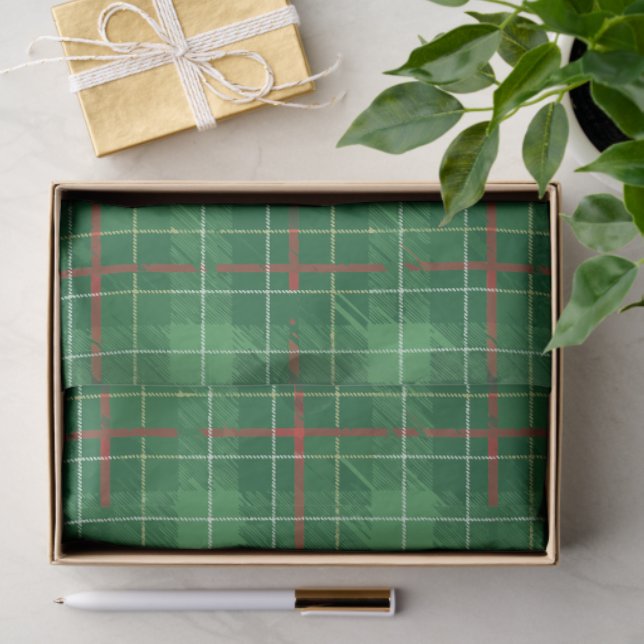 Christmas Plaid 2 Tissue Paper (Gift)