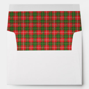 Christmas Plaid 3 Envelope