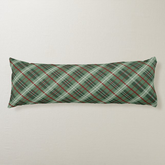 Christmas Plaid Body Cushion (Front)