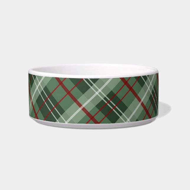 Christmas Plaid Bowl (Left)