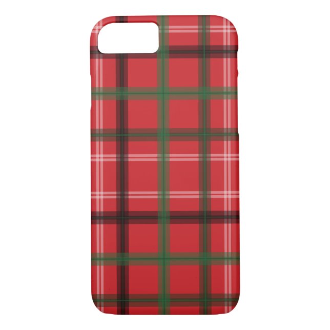 Christmas plaid Case-Mate iPhone case (Back)