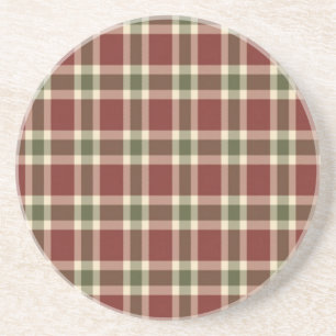 christmas-plaid- coaster