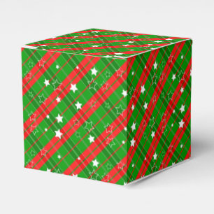 Christmas Plaid Favour Box