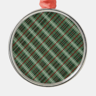 Christmas Plaid Metal Tree Decoration