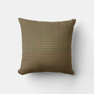Christmas Plaid Pattern Cushion