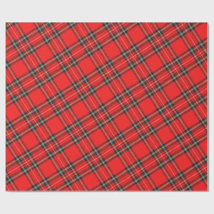 Christmas Plaid Pattern Wrapping Paper