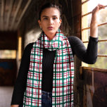 Christmas Plaid Red And Green Pattern Scarf<br><div class="desc">This festive scarf, adorned with the classic Christmas plaid of red and green, is the epitome of holiday spirit. The bold pattern is a timeless staple, reminiscent of cosy family gatherings, the laughter of a holiday party, and the joy of the season. It's a versatile piece that can dress up...</div>