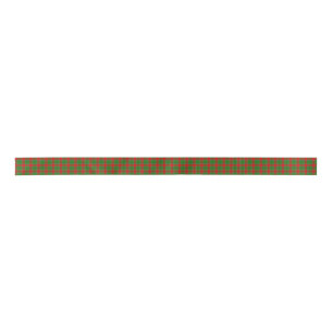 Christmas plaid satin ribbon
