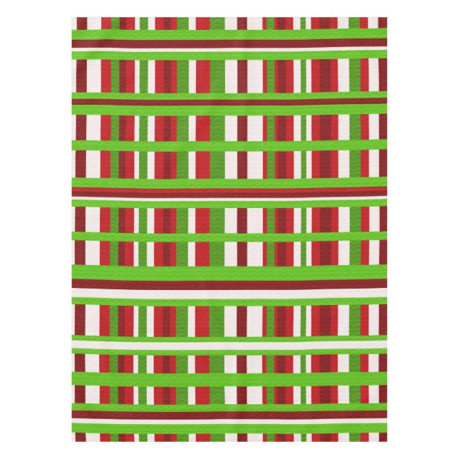 Christmas Plaid Tablecloth (Front)