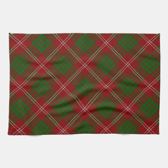 Christmas Plaid Tea Towel (Horizontal)