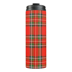 Christmas Plaid Thermal Tumbler