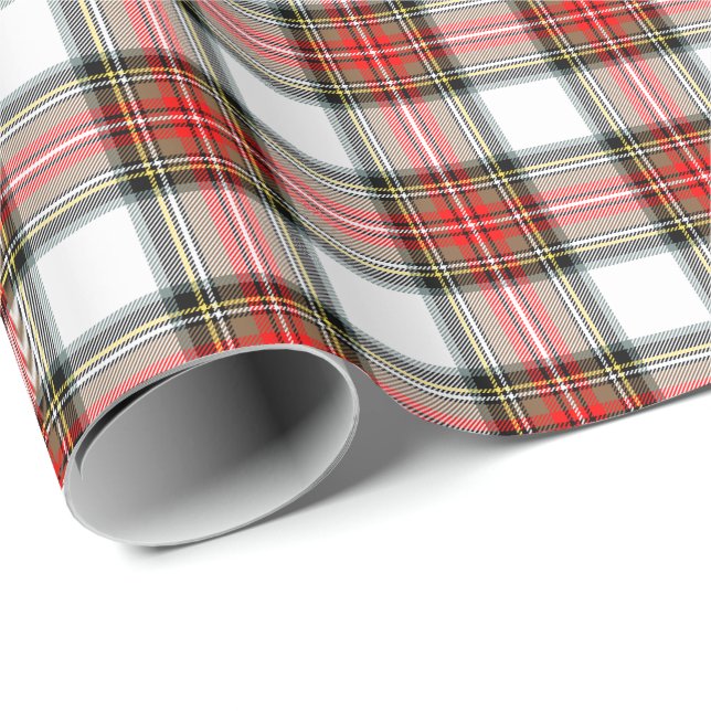 Christmas Plaid Wrapping Paper (Roll Corner)