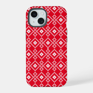 Christmas Plain Sweater iPhone 15 Case