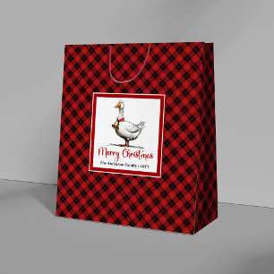 Christmas Playful Silly Goose Humour Gift Bags