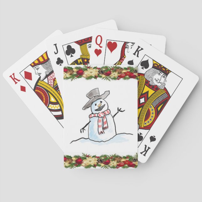Christmas Playing Card Deck (Back)