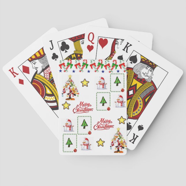 Christmas Playing Card Deck (Back)