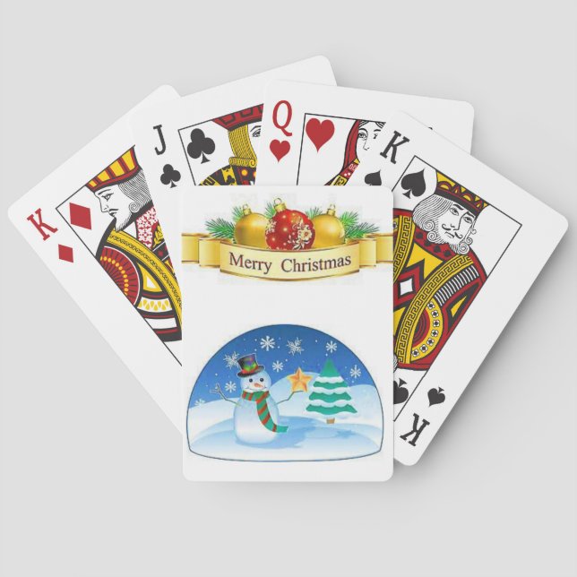 Christmas Playing Card Deck (Back)