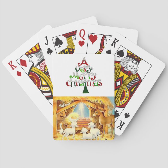 Christmas Playing Card Deck (Back)