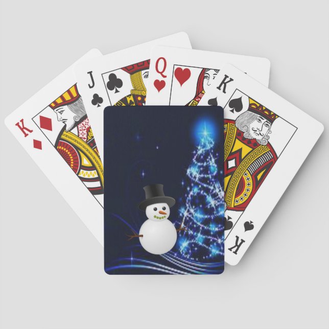 Christmas Playing Card Deck (Back)