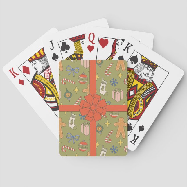 Christmas Playing Cards (Back)