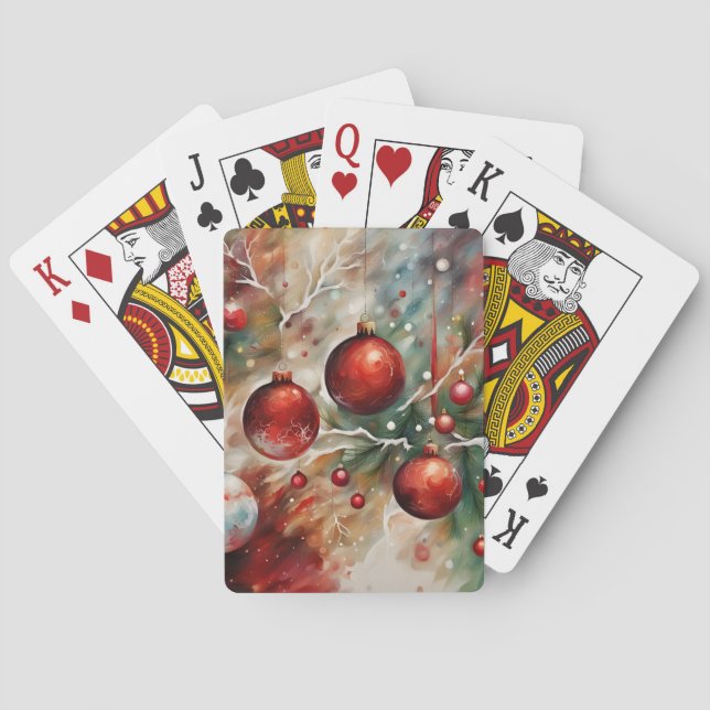 Christmas Playing Cards (Back)