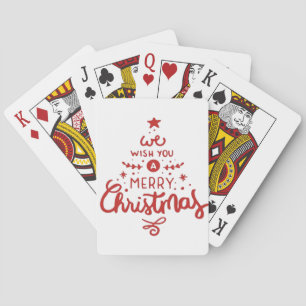Christmas playing cards