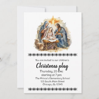 Christmas Plays Invitation