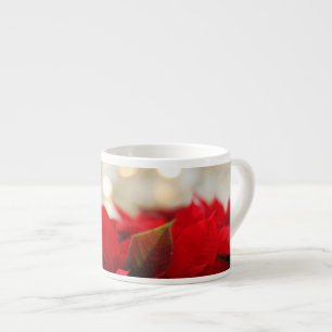 Christmas Poinsettia Espresso Cup