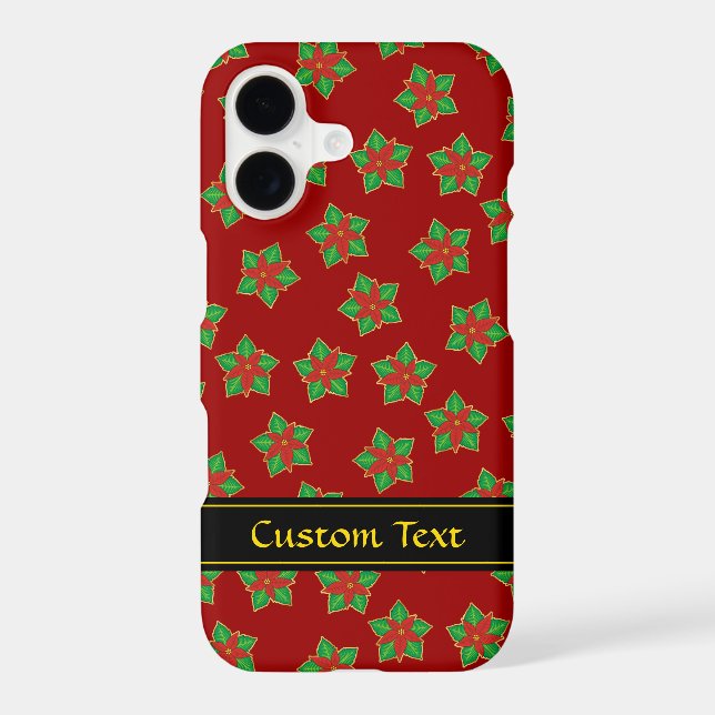 Christmas Poinsettia Pattern (Back)
