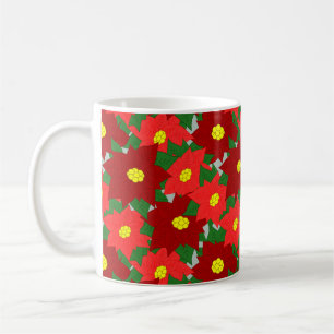 Christmas Poinsettias Coffee Mug