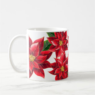 Christmas Poinsettias Mug