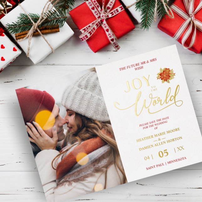 Christmas Poinsettias Wreath Photo MR & MRS Photo (Creator Uploaded)